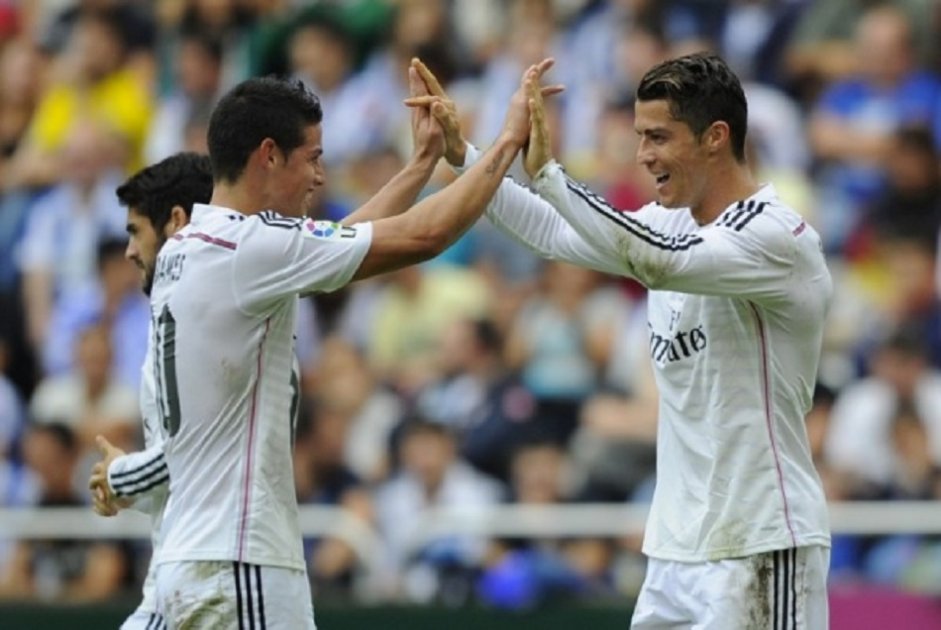 Ancelotti defendió a Cristiano y elogió a James