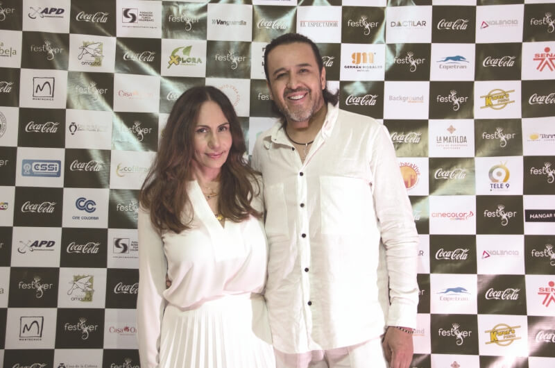 Nórida Rodríguez y Toto Vega fundadores del Festival de Cine de Barichara. / Cortesía