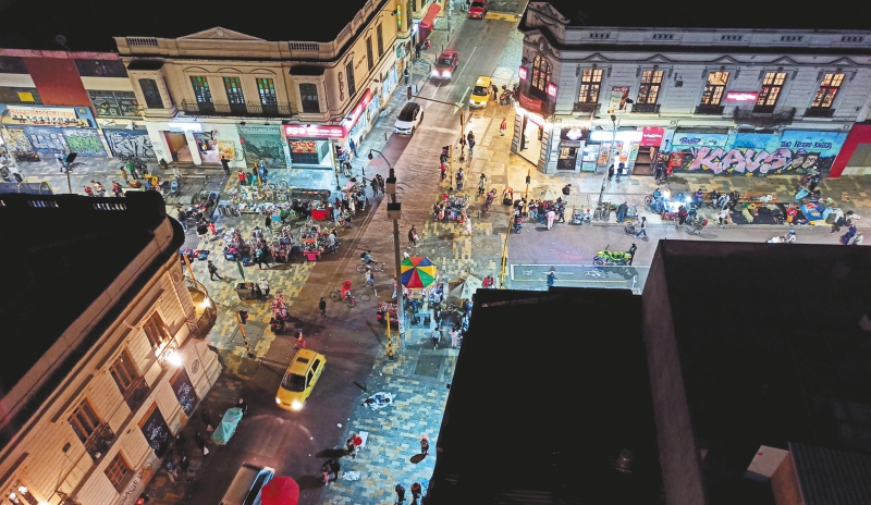Bogotá, la aturdidora