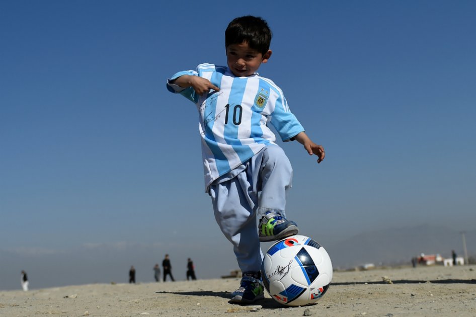 «Quiero conocer a Messi»: Murtaza Ahmadi