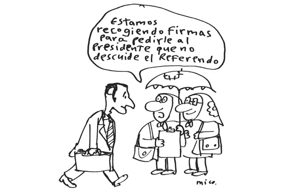 Firmas Si, Referendo No