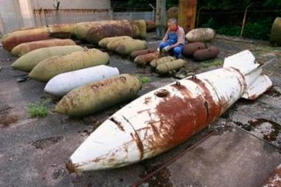 Encontrados 90 explosivos de la II Guerra Mundial en la bahía de Bombay
