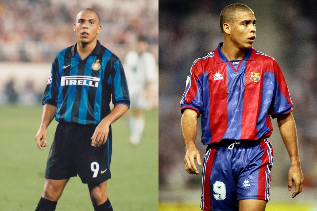El brasileño tuvo un paso efimero por el Barcelona jugando la temporada 1996-97. En el 1997 se marchó al Inter, donde triunfó hasta que se rompió la rodilla y su carrera se vio estancada momentáneamente.
