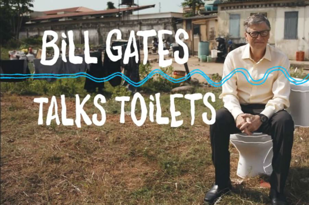 Hizo el anuncio en una Feria de Inodoros en Pekín. / Tomado del twitter de Bill Gates