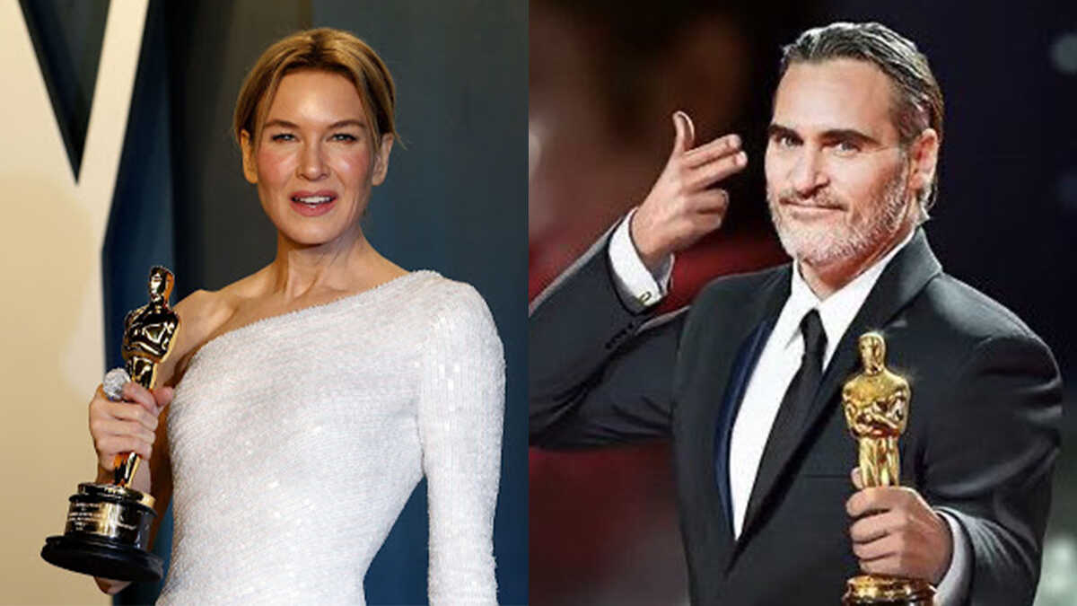 Joaquin Phoenix y Renée Zellweger, dos de los presentadores de los Globos de Oro