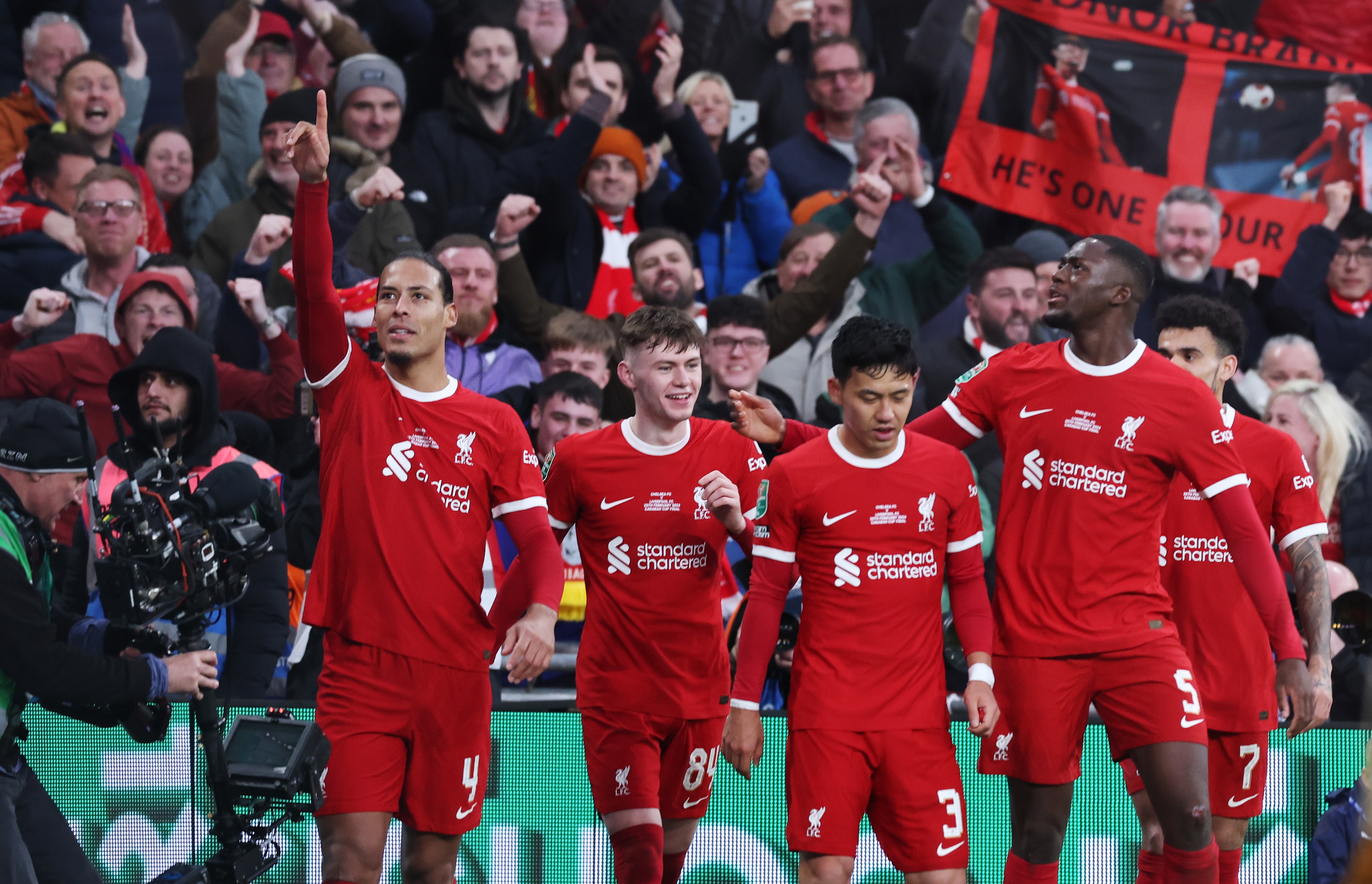 Liverpool ganó sin Luis Díaz y ahora enfrentará a Manchester United en la FA Cup