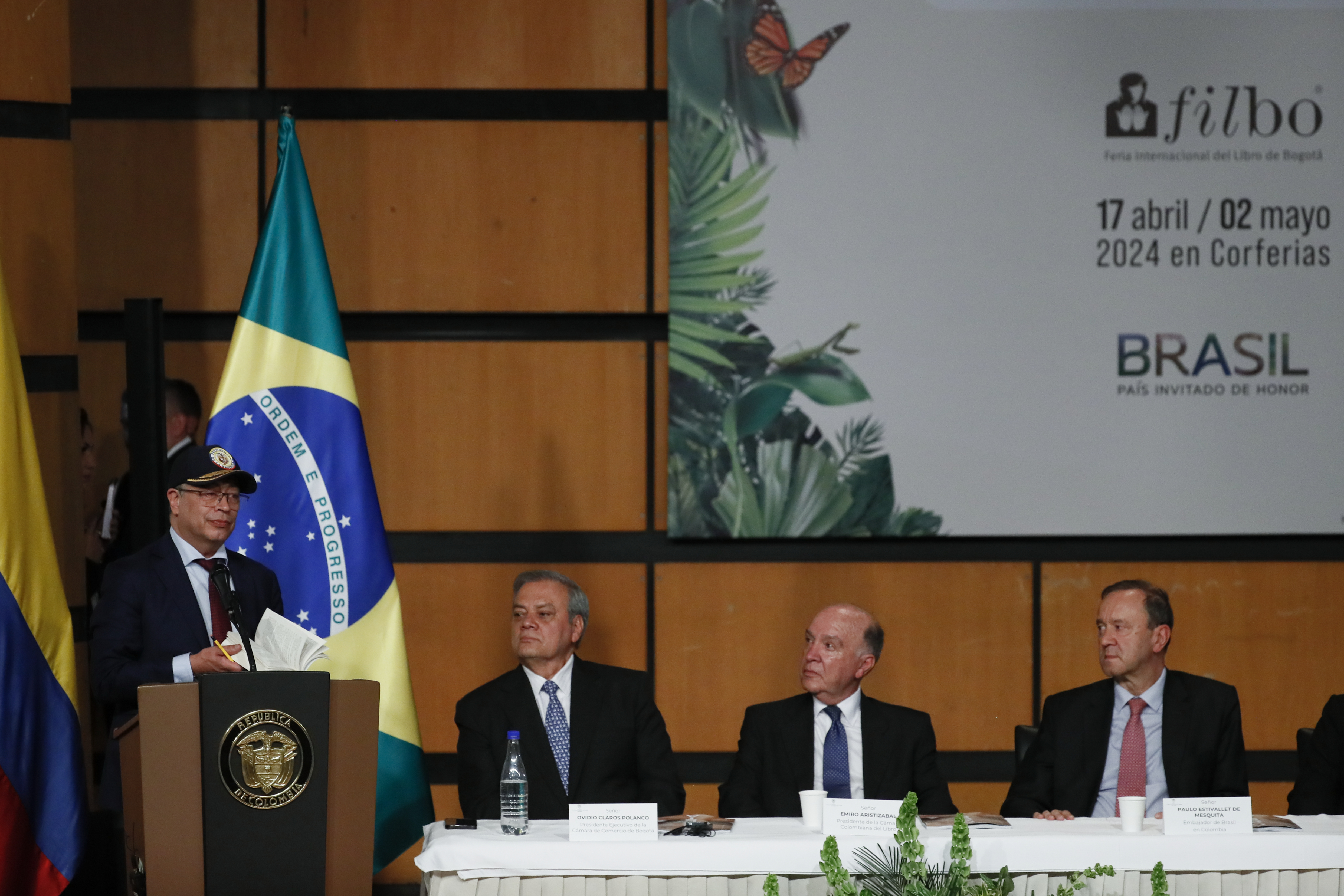 Así fue la inauguración de la Filbo 2024 con Gustavo Petro y Lula da Silva