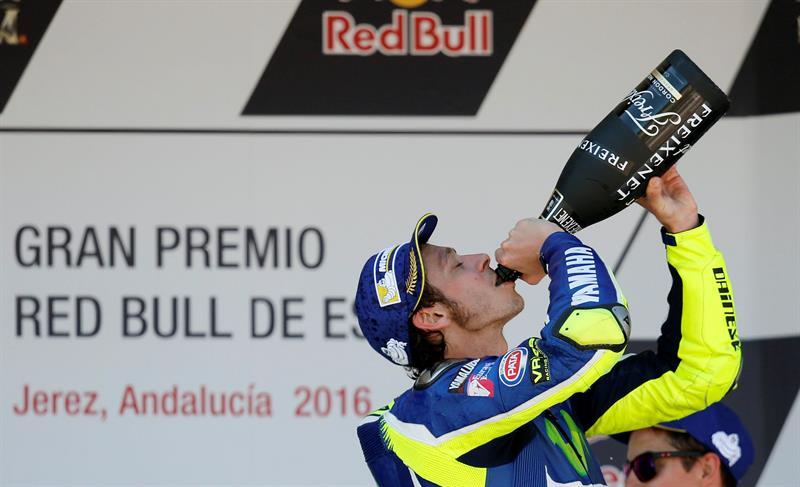 Valentino Rossi ganó el Gran Premio de España de MotoGP