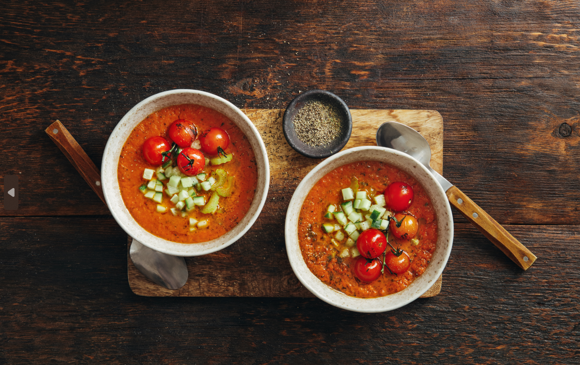 Esta es la receta para preparar gazpacho