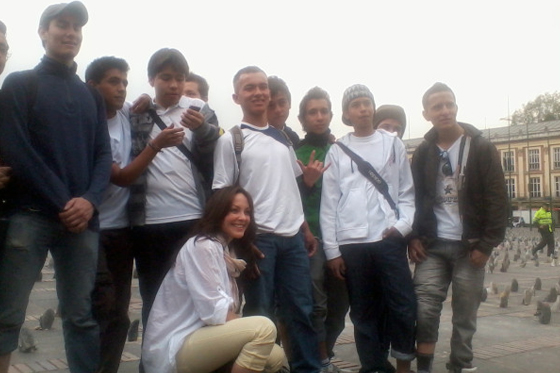 Los artistas se remangaron