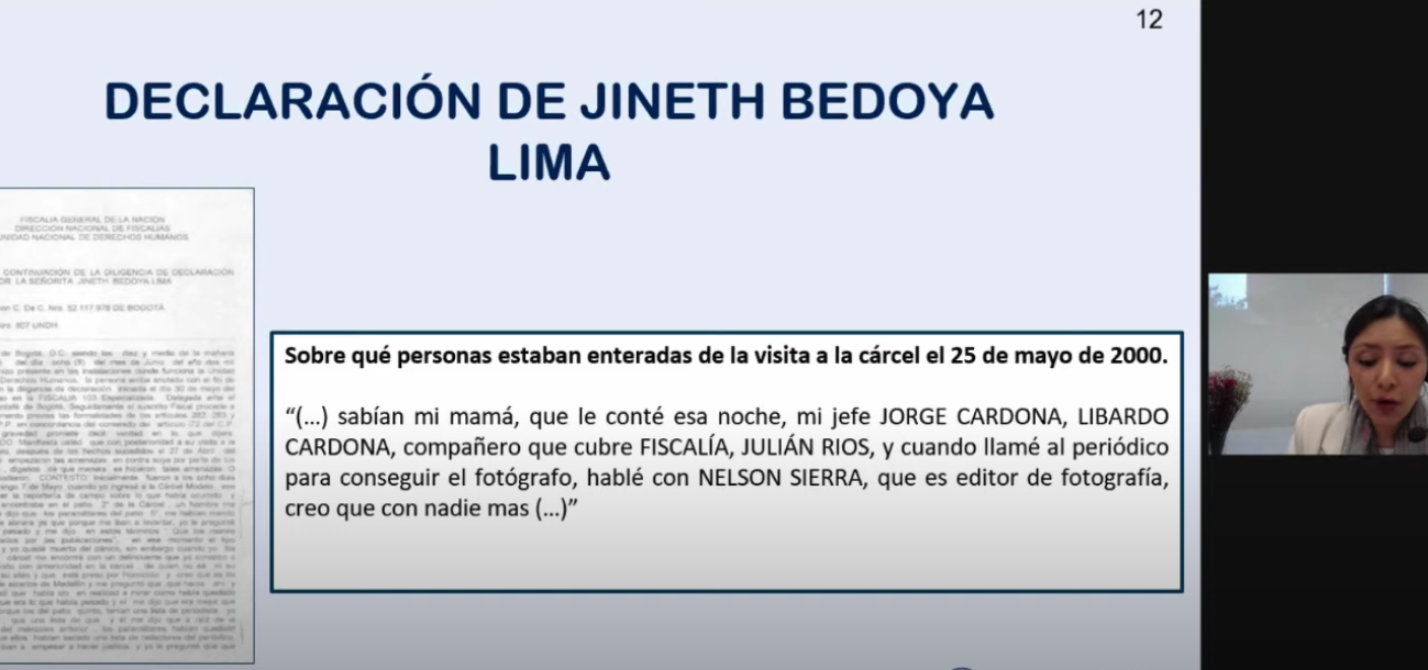 Alegatos del Gobierno en el "Caso Bedoya Lima y otra Vs Colombia", ante la Corte IDH.