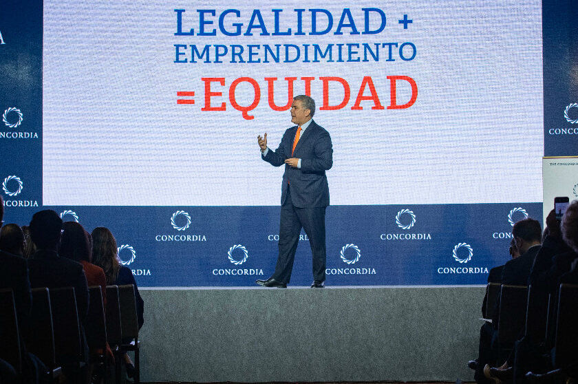 Duque le pide al Congreso aprobar la Ley TIC desde el Concordia Americas Summit