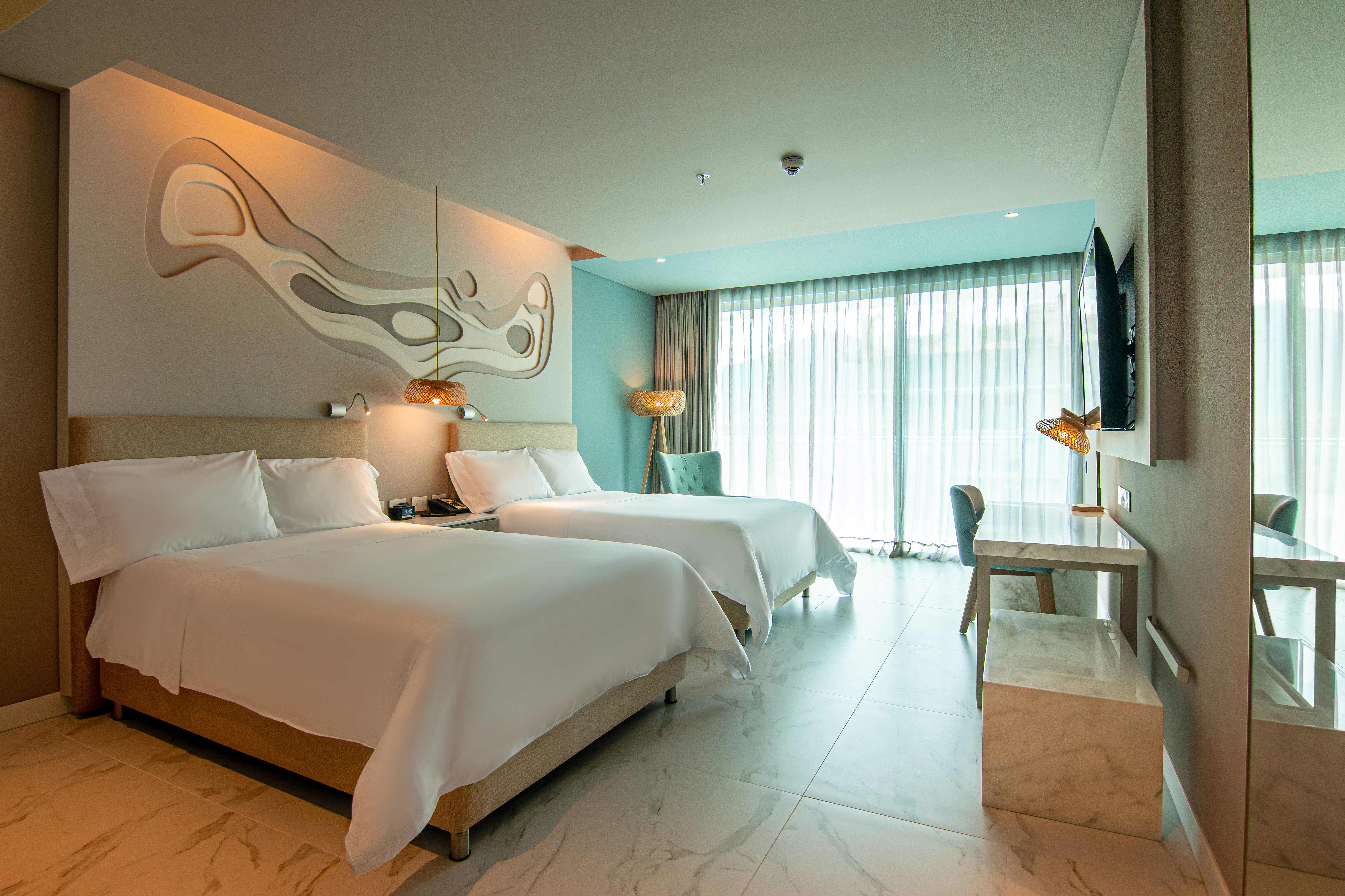 Hilton Santa Marta cuenta con 265 modernas habitaciones.