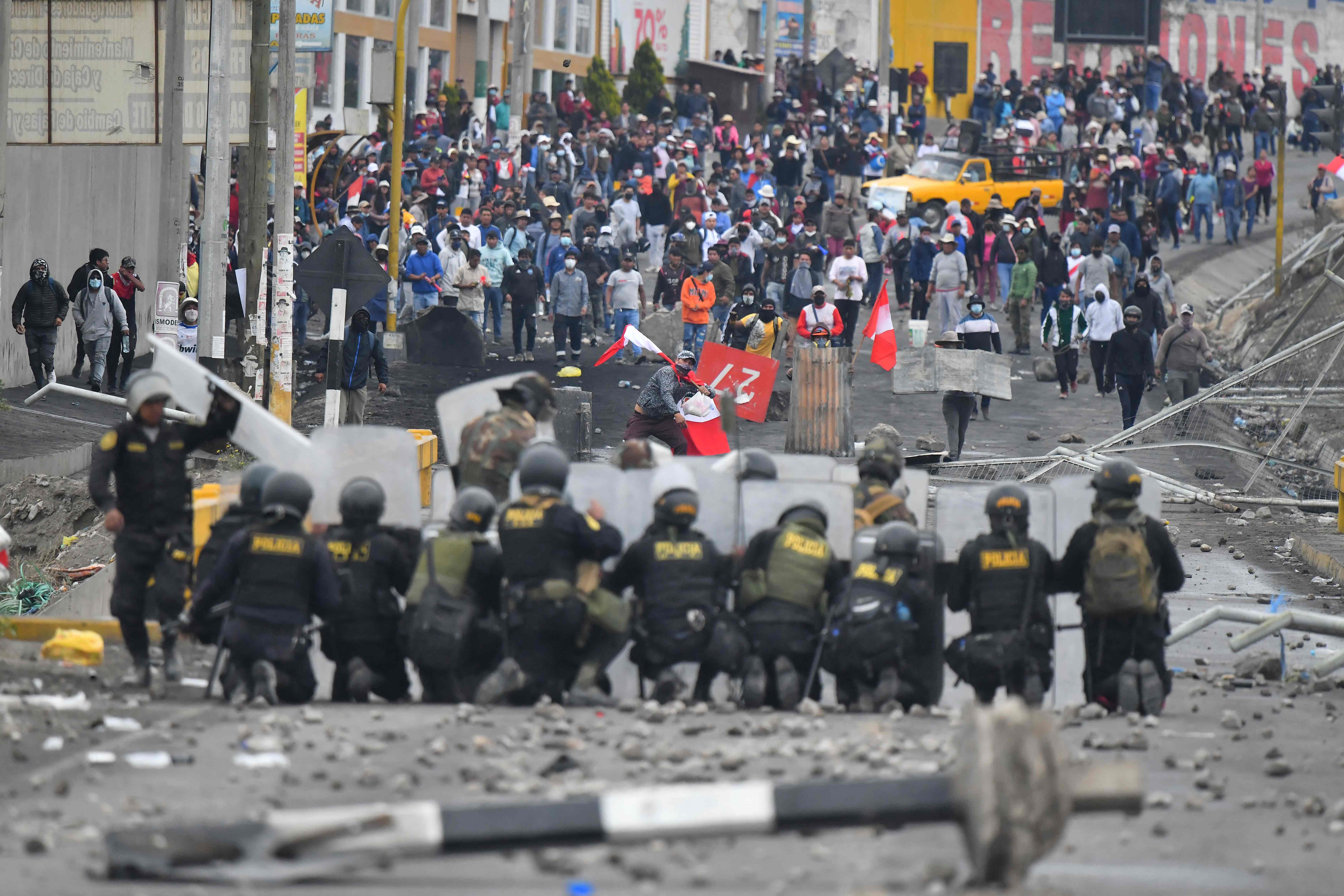 Protestas en Perú