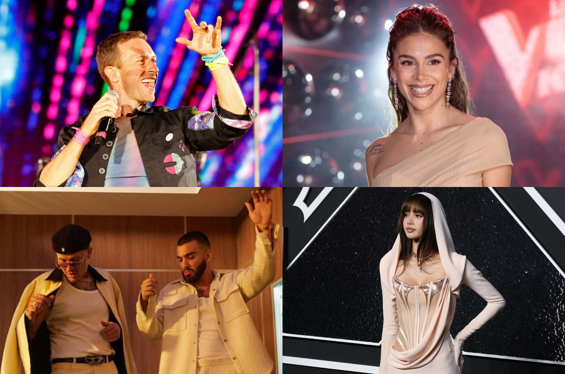Coldplay, Greeicy, Lisa, Manuel Turizo y otros estrenos musicales este viernes