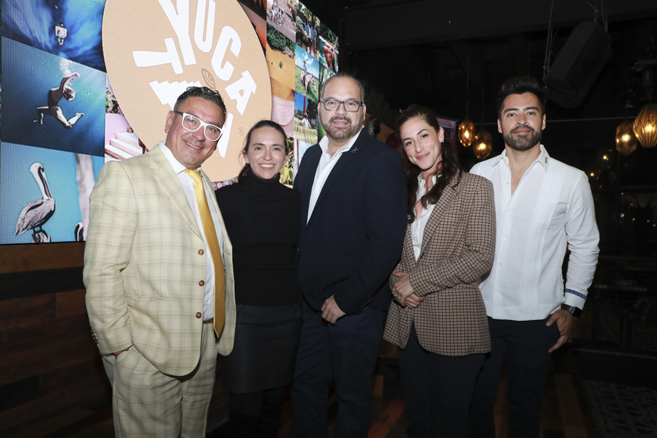 Miguel Andrés Hernández, María Estela Muñoz, Walfred Castro, Begoña Quijano y Alfonso Martorelli