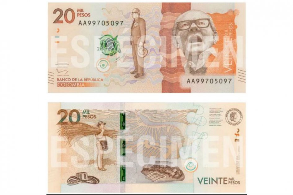Así sería el nuevo billete de $20 mil que comenzará a circular el 30 de junio