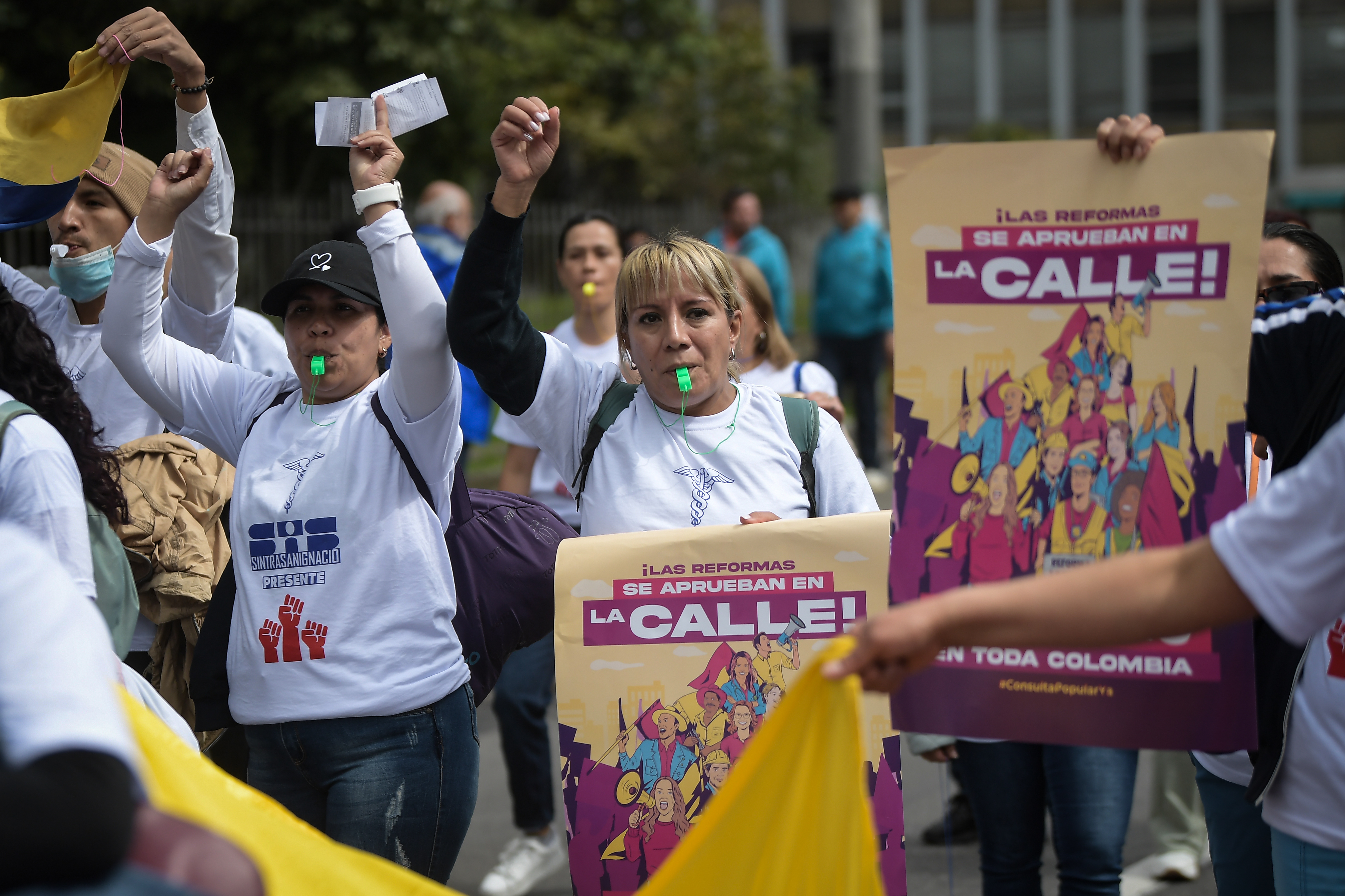 Movilizaciones en apoyo a las reformas sociales, dentro de ellas la reforma laboral del gobierno de Gustavo Petro
