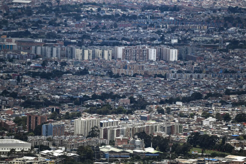 Cuarentena en Bogotá: protestas en Suba del gremio de constructores