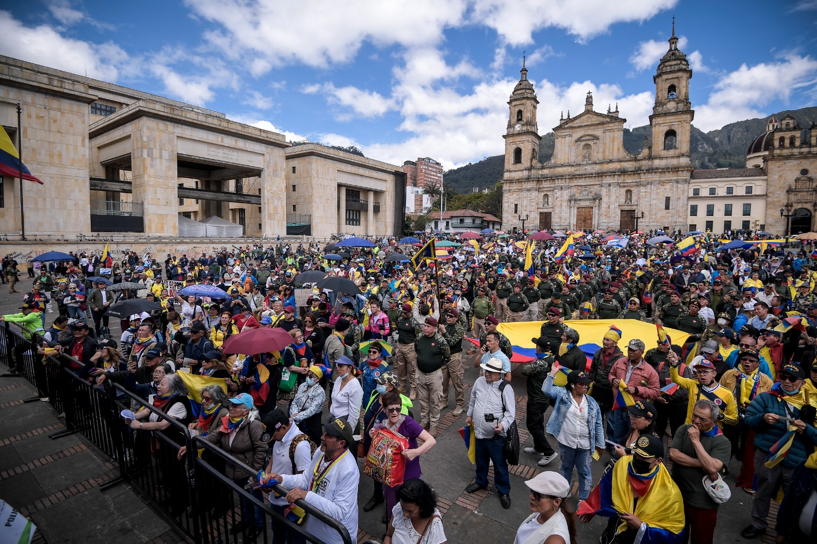 En imágenes: Así se vivió la marcha de la oposición en Bogotá