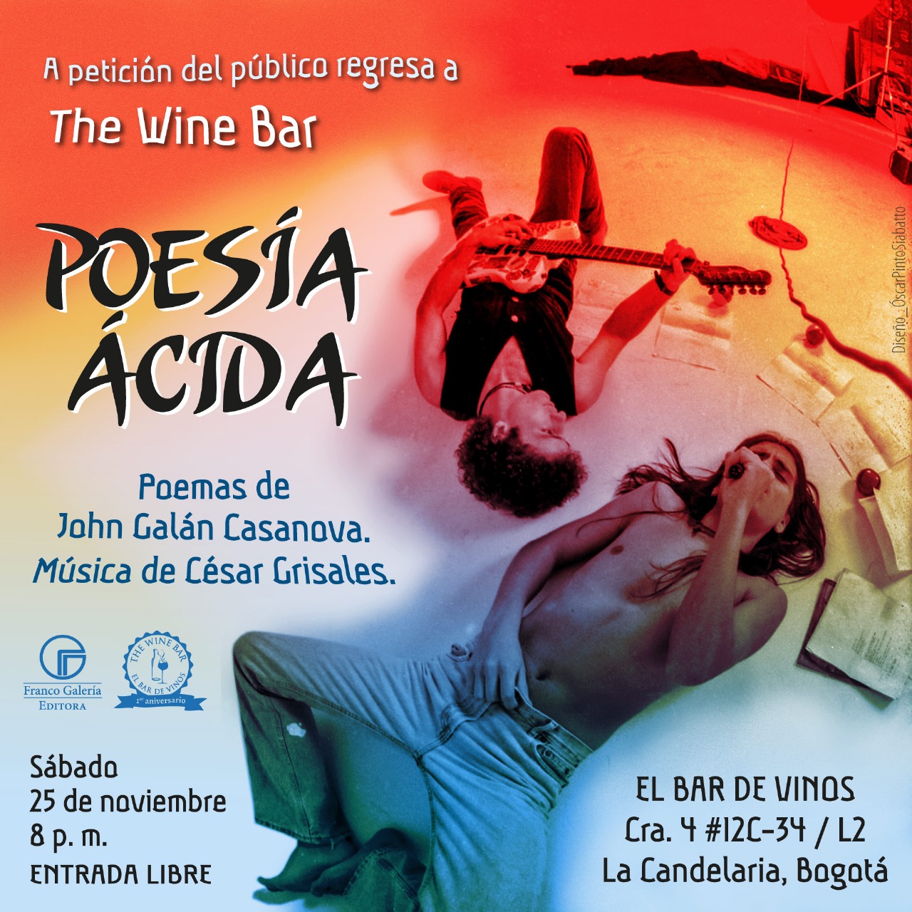 Invitación de Poesía Ácida.