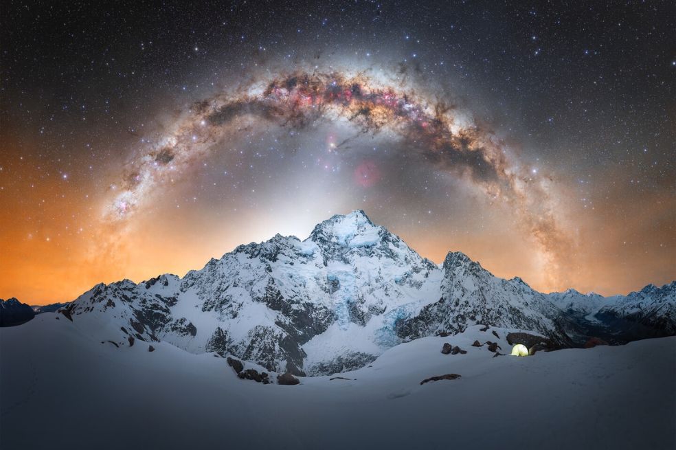“Aoraki Mt Cook” de Owain Scullion fue tomado en el Parque Nacional Aoraki/Monte Cook, Nueva Zelanda.