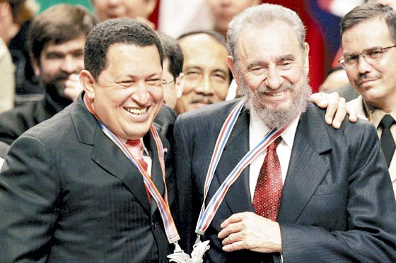 Hugo Chávez y Fidel Castro./ EFE