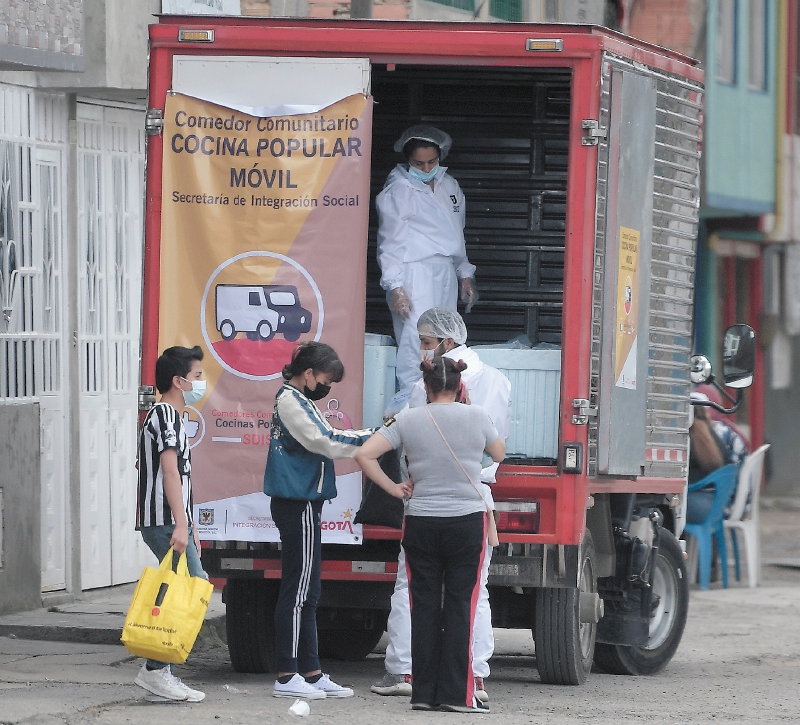 Comida  para los más pobres en Bogotá: un proceso con claroscuros