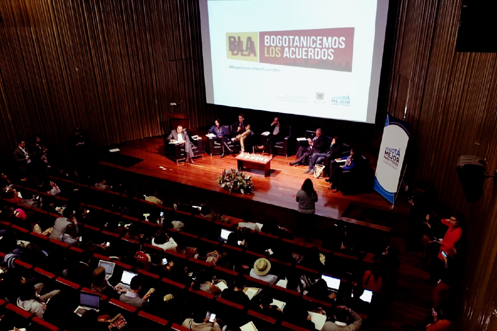A dialogar sobre la paz en Bogotá