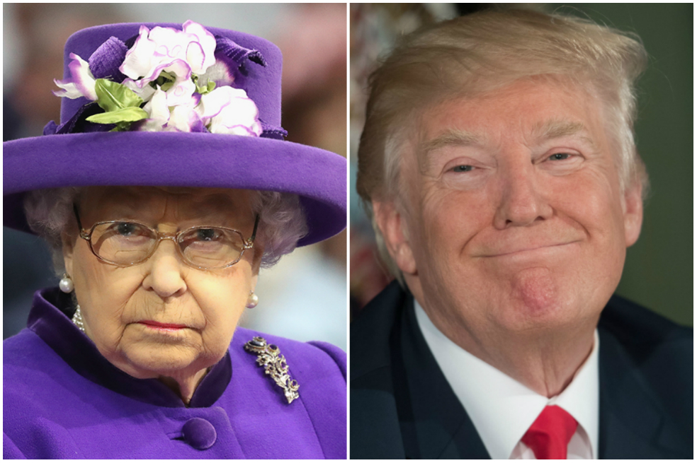 La reina Isabel II y Trump tomarán el té tras un desfile militar en Windsor