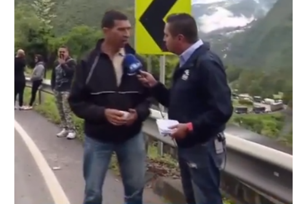Preso se disculpa por ir tarde a la cárcel debido al cierre de la vía al Llano