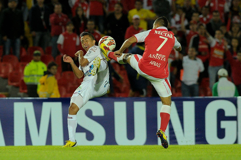 Imágenes del duelo de Libertadores entre Santa Fe y Tolima