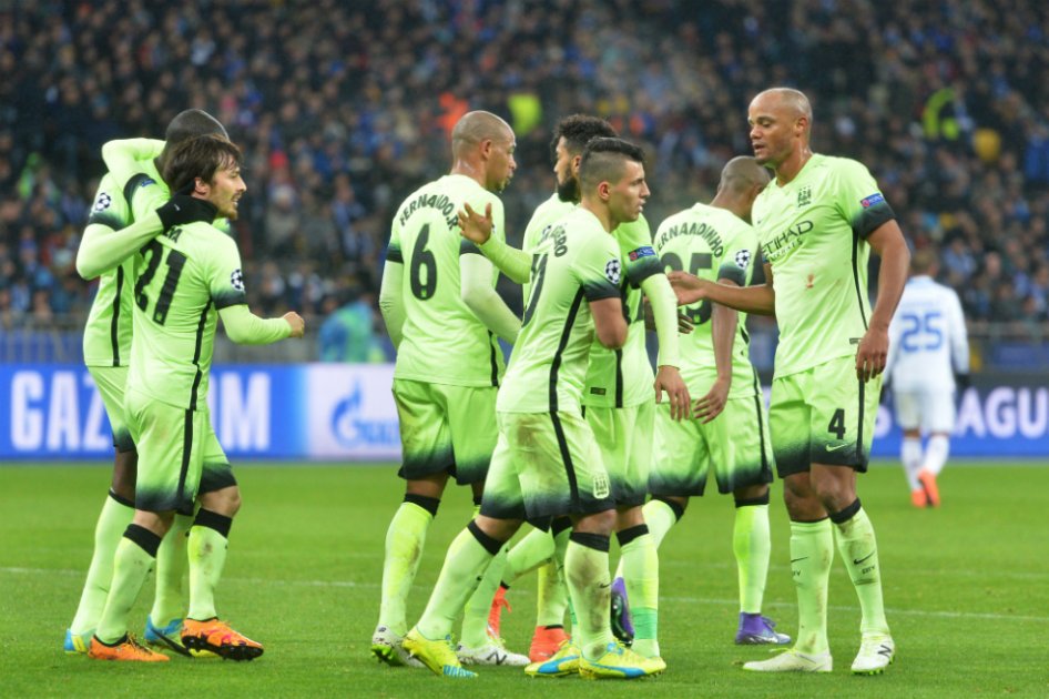Manchester City, con pie y medio en cuartos tras 1-3 sobre el Dinamo Kiev