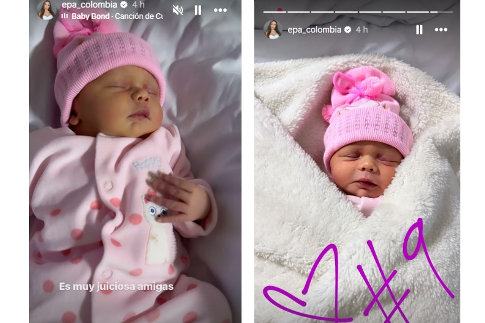 Daphne Samara, la hija de Epa Colombia, nació el pasado martes. La generadora de contenido cautivó a sus seguidores mostrando su faceta como mamá.