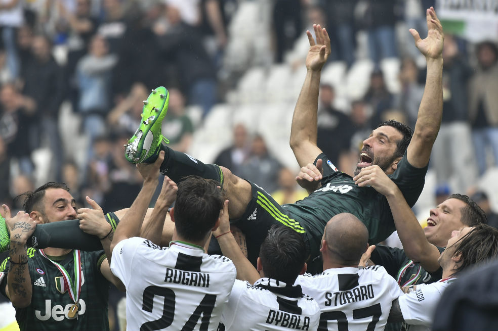 Las mejores imágenes de la emotiva despedida de Buffon de la Juventus