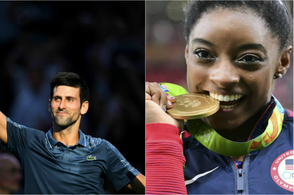 Novak Djokovic y Simone Biles ganan Premios Laureus a mejores deportistas del año