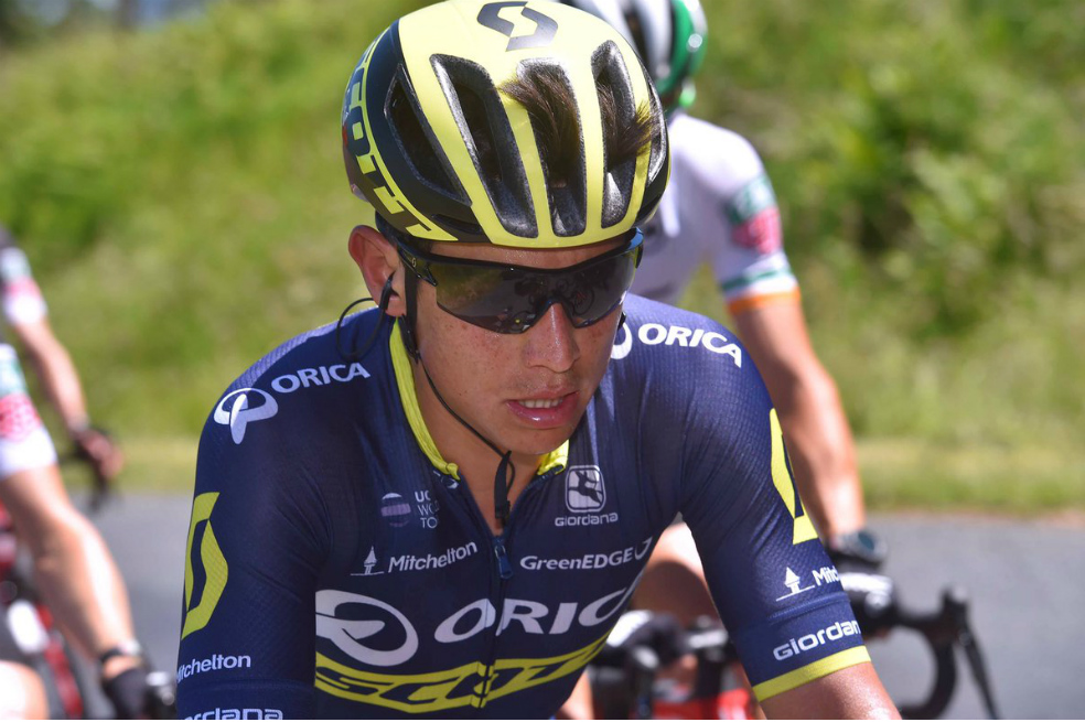 Esteban Chaves: «Froome está muy fuerte, a 100 metros pensaba que lo pasaba»