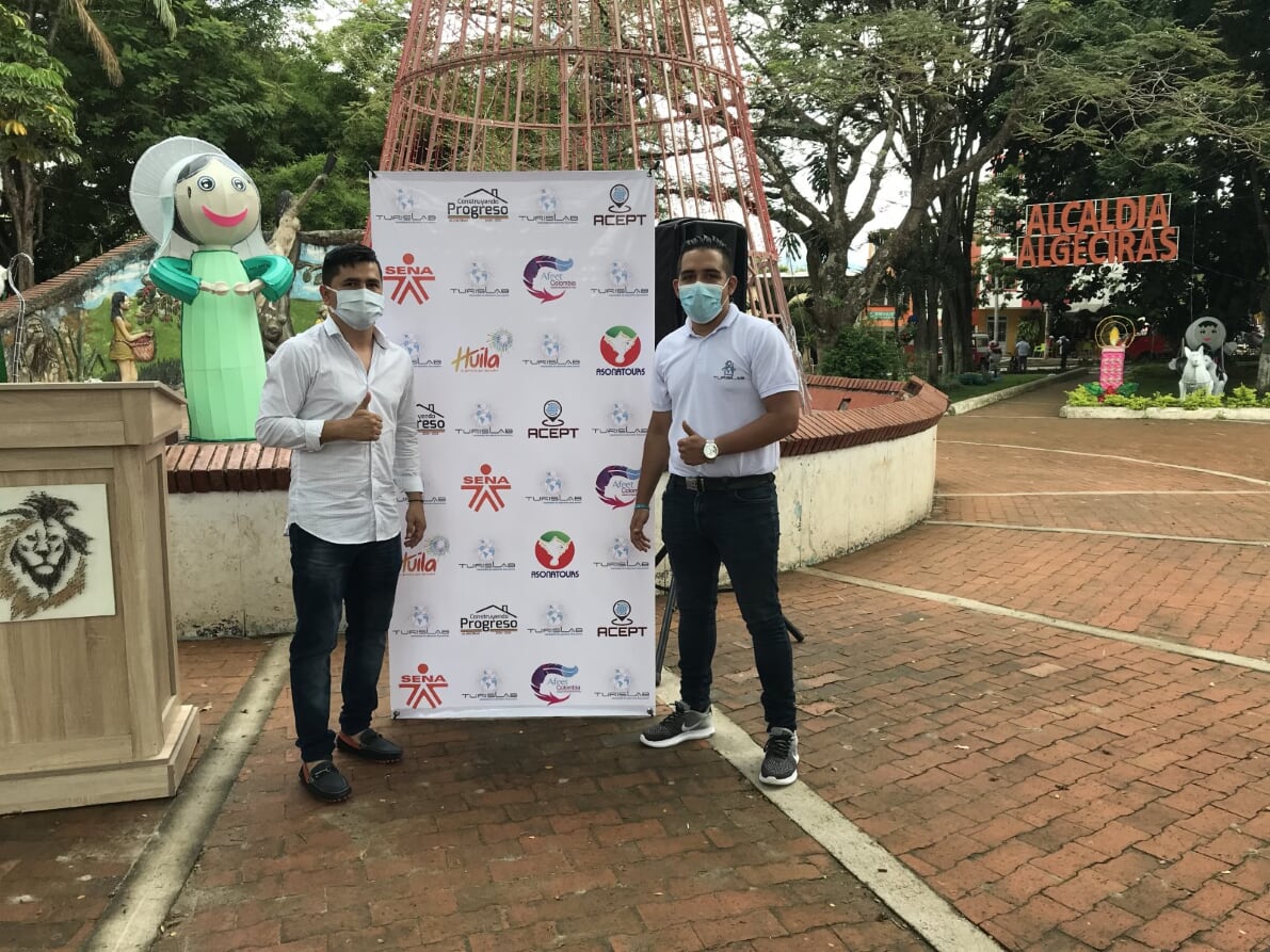 Jhon Smith, Presidente de Asotural y Fabian Bocanegra- Gerente de Turislab