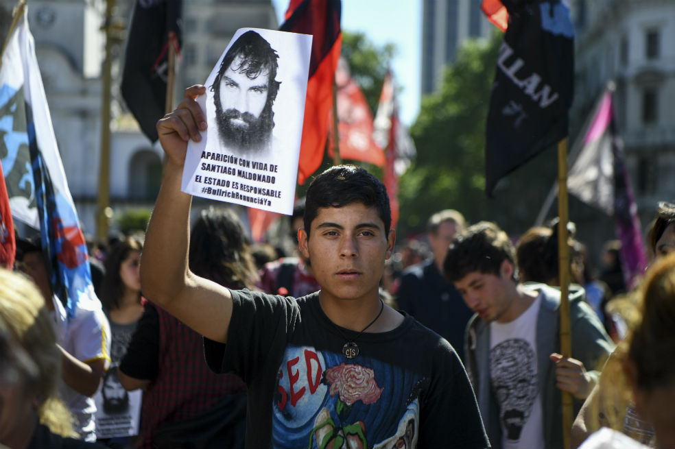 El resultado final de la autopsia de Santiago Maldonado dice que no recibió golpes, como sugería su familia