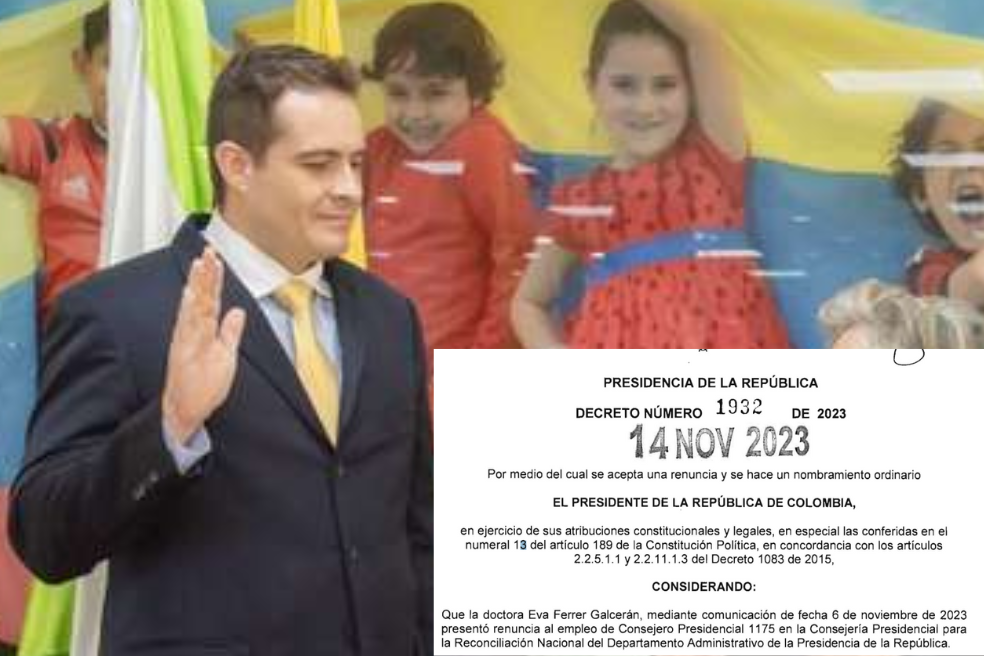 Listo decreto para el reemplazo de la española que fue asesora de la Primera Dama