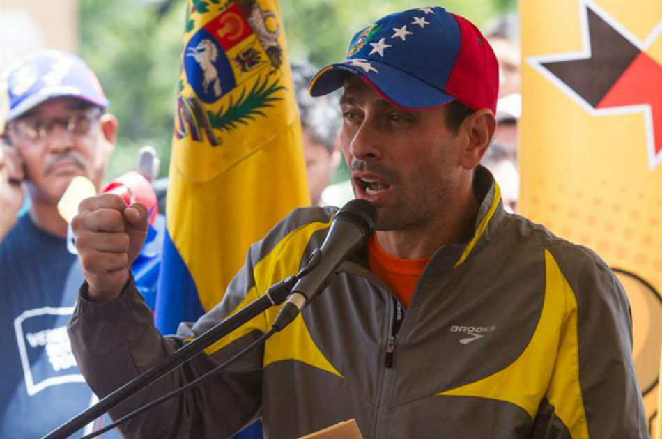 Capriles acusa al Gobierno venezolano de fingir interés en la paz de Colombia