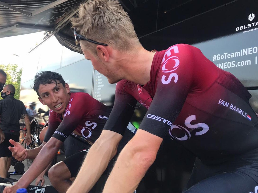 ¿Cuáles han sido los triunfos de etapa de Egan Bernal en Europa?