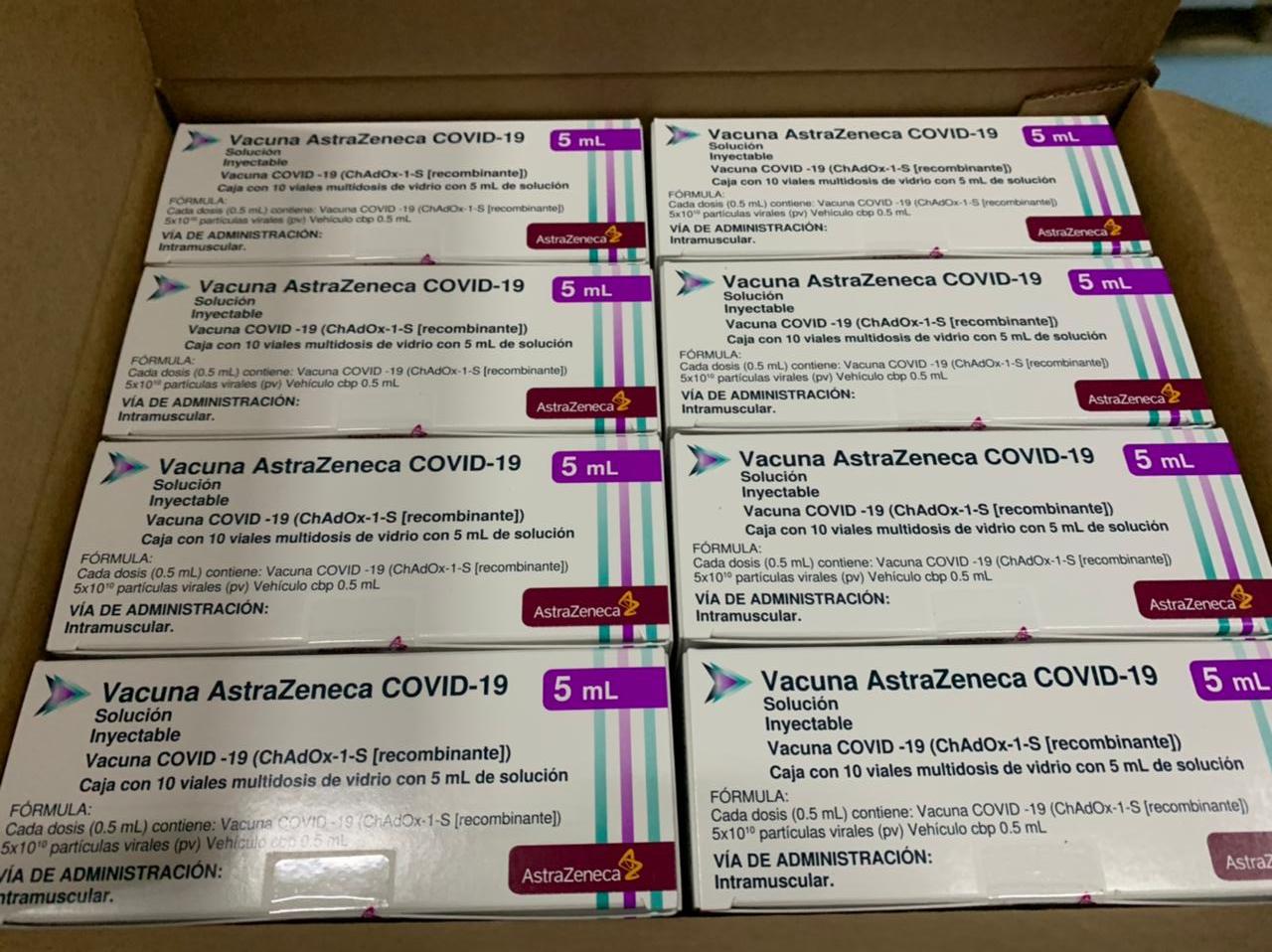Colombia recibió 591.100 dosis del laboratorio AstraZeneca