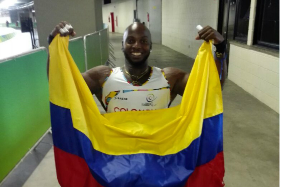 Mauricio Valencia gana bronce en lanzamiento de bala