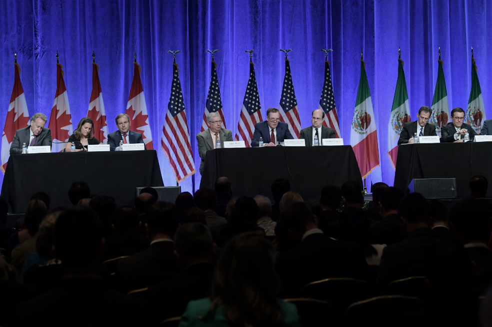 EE.UU., México y Canadá, esquivos en el inicio de renegociación del TLCAN