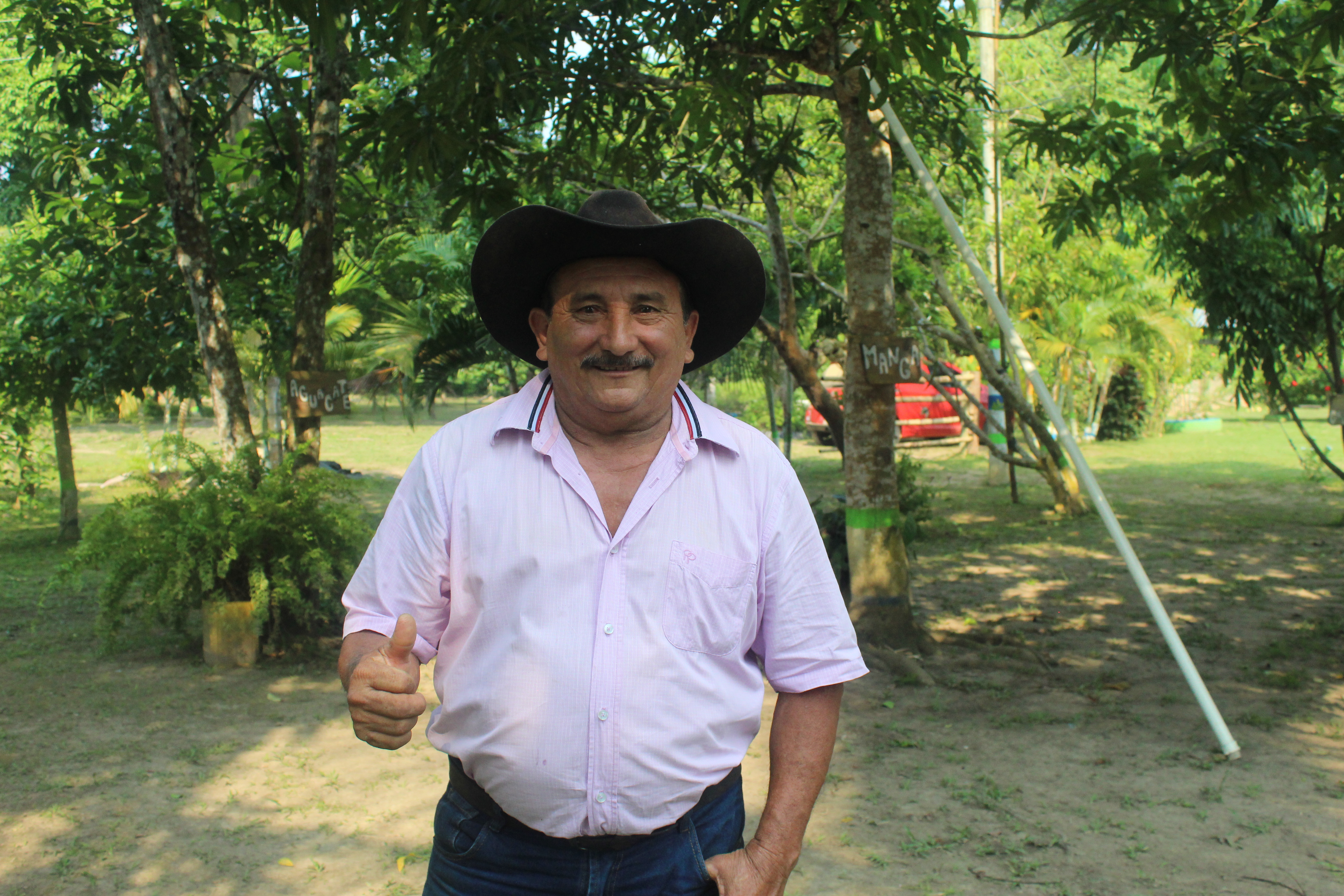 Rubiel Rativa, campesino y anfitrión de la Finca Agroturística Rosita en zona rural de San Luis de Palenque, Casanare.