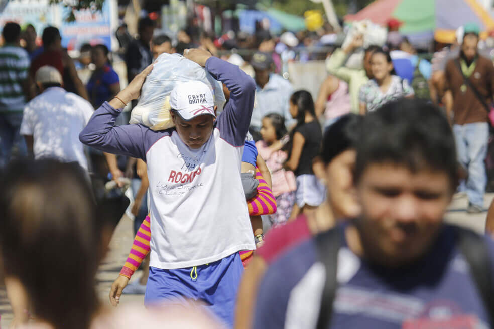 Venezolanos en Colombia han recibido 52 toneladas de ayudas para paliar crisis