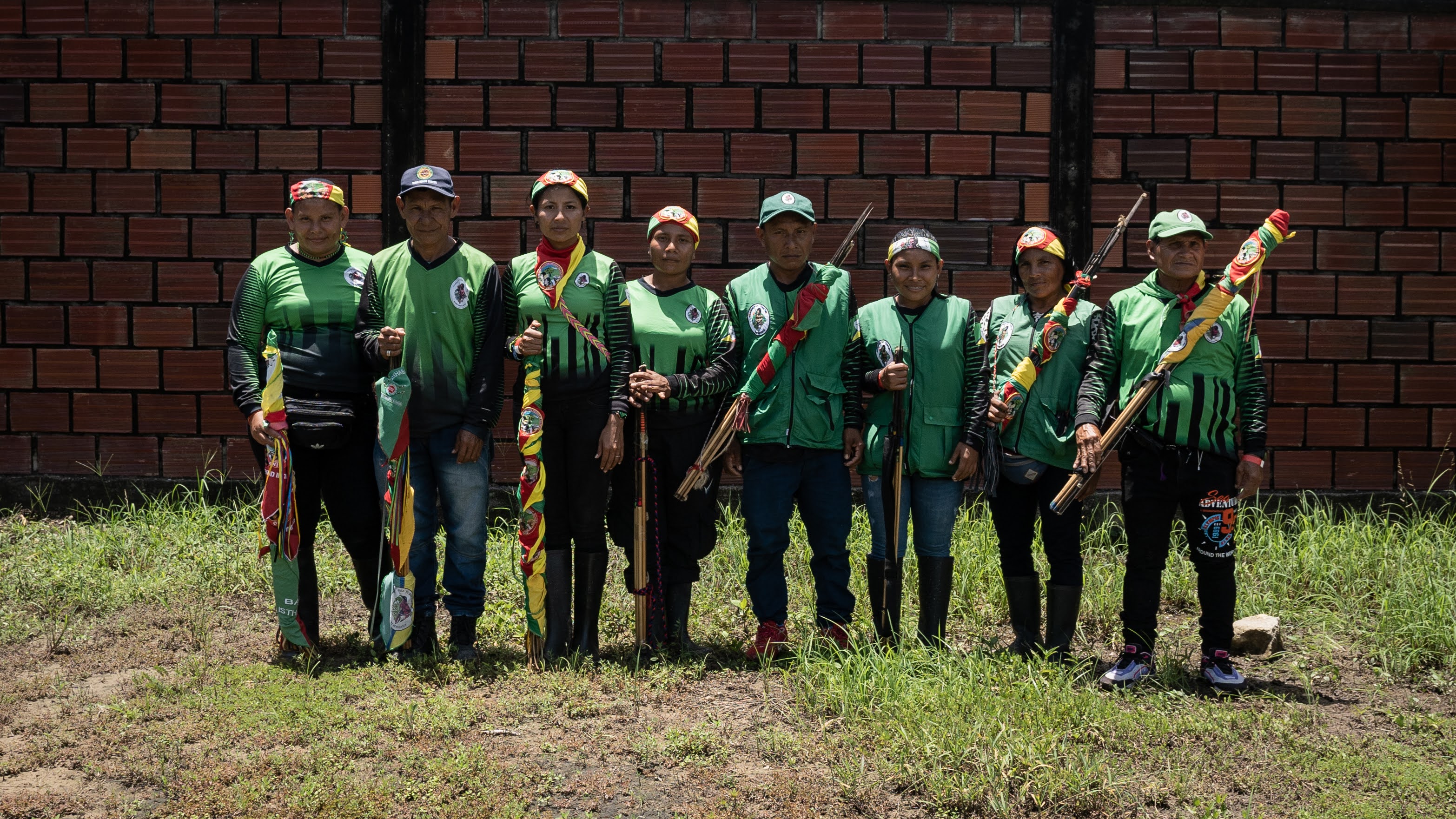Miembros de la guardia indígena del pueblo Barí.