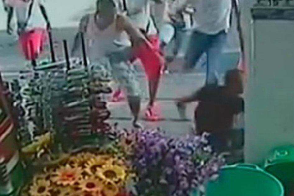 Presunto ladrón recibió una fuerte golpiza en Cali