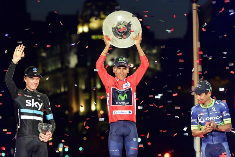 Nairo Quintana, campeón de la Vuelta a España 2016.